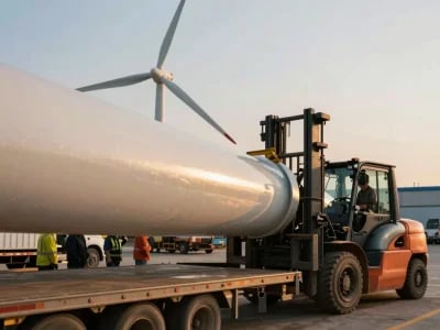 Optimizing Wind Turbine Blade Transportation Logistics for Efficiency - detail